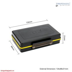 thumbnail Hộp đựng pin AA AAA kèm máy test pin JJC BC-3BAT10 - 3