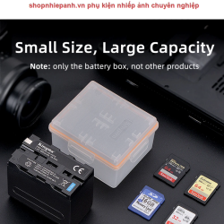 thumbnail Hộp đựng Pin F970 F980 kèm thẻ nhớ - 0