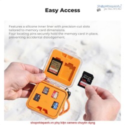 thumbnail Hộp đựng thẻ K&F concept  2 CF type A/2 SD/8 Micro SD/TF KF31.211 - 3