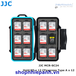 thumbnail Hộp đựng thẻ nhớ JJC MCR-SC24 (12 SD 12 CF type A)