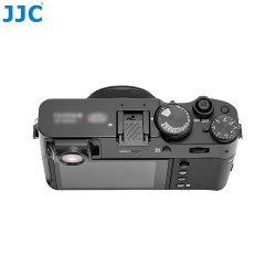 thumbnail Hot shoe cover Aluminum Anodized JJC for all Fujifilm camera black - 3