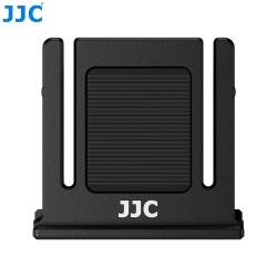 thumbnail Hot shoe cover Aluminum Anodized JJC for all Fujifilm camera black - 2