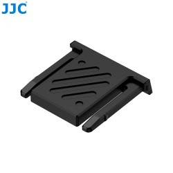 thumbnail Hot shoe cover Aluminum Anodized JJC for all Fujifilm camera black - 0