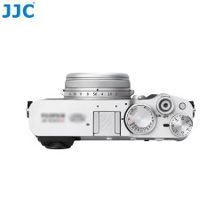 thumbnail Hot shoe cover Aluminum Anodized JJC for all Fujifilm camera silver - 7