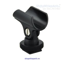 thumbnail Hotshoe Shotgun Microphone Clip-Hotshoe gắn micro