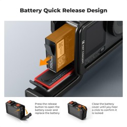 thumbnail K&F concept metal cage for DJI Osmo Action 6 (KF12.0026) - 3