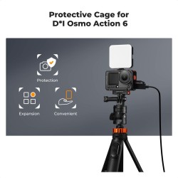 thumbnail K&F concept metal cage for DJI Osmo Action 6 (KF12.0026) - 0