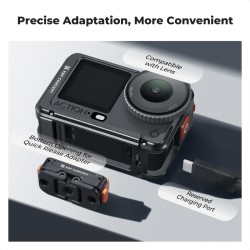 thumbnail K&F concept metal cage for DJI Osmo Action 6 (KF12.0026) - 2