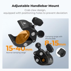 thumbnail Kẹp 2 đầu K&F concept Super Clamp siêu cứng MS-102 KF31.204S2 - 0