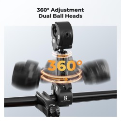 thumbnail Kẹp 2 đầu K&F concept Super Clamp siêu cứng MS-102 KF31.204S2 - 2