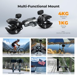 thumbnail Kẹp 2 đầu K&F concept Super Clamp siêu cứng MS-102 KF31.204S2 - 3