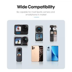 thumbnail Kẹp balo xoay 360 for action camera gopro hero 12 11 10 - 2