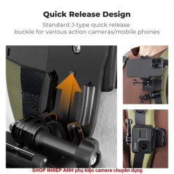 thumbnail Kẹp balo K&F concept cho action camera KF31.114 - 2