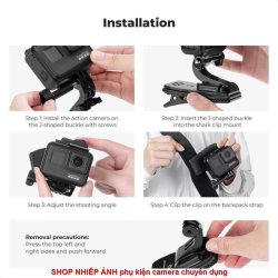 thumbnail Kẹp balo K&F concept đa năng cho smartphone action camera KF31.114 - 3