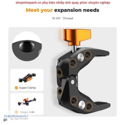 thumbnail Kẹp càng cua super crab clamp 60mm K&F concept MS-15 KF31.081 - 1