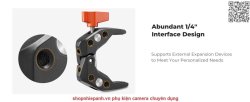 thumbnail Kẹp đa năng K&F concept K&F Concept K&F Concept Super Clamp Mount with 1/4 (KF31.097) - 11