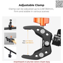thumbnail Kẹp đa năng K&F concept K&F Concept K&F Concept Super Clamp Mount with 1/4 (KF31.097) - 1
