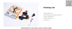 thumbnail Kẹp đa năng K&F concept K&F Concept Super Clamp with Dual Ballhead Magic Arm MS-25 KF31.096 - 9