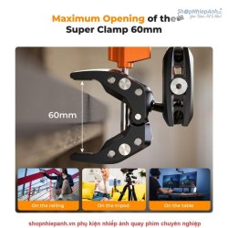 thumbnail Kẹp đa năng K&F concept Multi-Functional Super Clamp with Ballhead Magic Arm MS-13 KF31.083 - 2