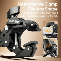 thumbnail Kẹp đa năng Ulanzi CO78 Super Clamp Magic Arm Kit C083 - 5