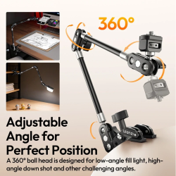 thumbnail Kẹp đa năng Ulanzi CO78 Super Clamp Magic Arm Kit C083 - 11