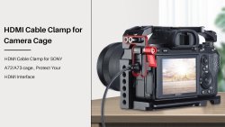 thumbnail Kẹp dây HDMI UURig R068 Cable Clamp for Sony A7II A7III - 6