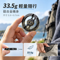 thumbnail Kẹp điện thoại Magsafe nam châm magnetic tích hợp cổng shoe ốc 1/4 MS-59 K&F concept (KF0912.0502.0020) - 3