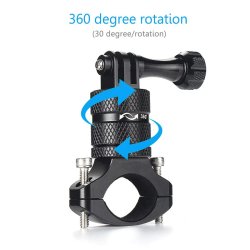 thumbnail Kẹp ghi đông xe bằng kim loại xoay đa năng siêu chắc dành cho action camera gopro  dji one - 0