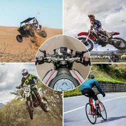 thumbnail Kẹp ghi đông xe bằng kim loại xoay đa năng siêu chắc dành cho action camera gopro  dji one - 5