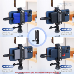 thumbnail Kẹp ổ cứng SSD và smartphone hiệu JJC SPC-S25 - 10