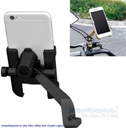 thumbnail Kẹp Smartphone vào Kính chiếu hậu xe máy