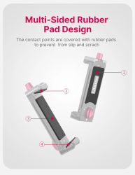 thumbnail Kẹp tablet Ulanzi U-Pad III metal Ipad Tripod Mount - 7