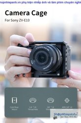thumbnail Khung Cage Kingma E10-RC for SONY ZV-E10 mẫu mới 2024 - 8