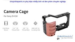 thumbnail Khung Cage Kingma E10-RC for SONY ZV-E10 mẫu mới 2024 - 7