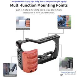 thumbnail Khung Cage Kingma E10-RC for SONY ZV-E10 mẫu mới 2024 - 2