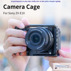 thumbnail Khung Cage Kingma E10-RC for SONY ZV-E10 mẫu mới 2024 - 0