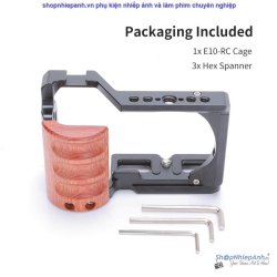 thumbnail Khung Cage Kingma E10-RC for SONY ZV-E10 mẫu mới 2024 - 4