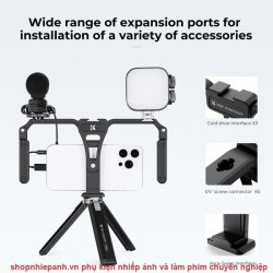 thumbnail Khung cage tay cầm chống rung smartphone K&F concept KF31.092 - 4