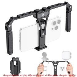 thumbnail Khung cage tay cầm chống rung smartphone K&F concept KF31.092