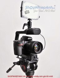 thumbnail Khung chữ C tích hợp mic thu âm Sevenoak MicRig Stereo - 4