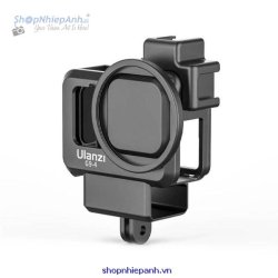 thumbnail Khung Gopro 9 có khe gắn micro adapter led Ulanzi G9-4 - 0