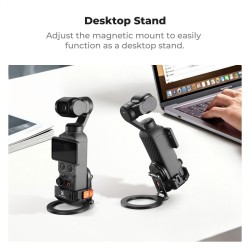 thumbnail Khung Kim loại K&F concept for DJI osmo pocket 4/3 tích hợp nam châm magsafe đa dụng (KF20.0021) - 3