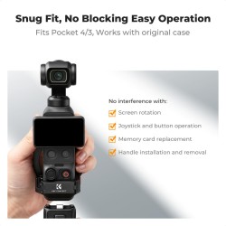 thumbnail Khung Kim loại K&F concept for DJI osmo pocket 4/3 tích hợp nam châm magsafe đa dụng (KF20.0021) - 0