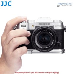 thumbnail Khung thép L bracket for fujifilm X-T50 hiệu JJC HG-XT50 silver - 8