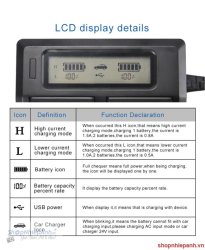 thumbnail KingMa Dual LCD battery charger for Canon LP-E19 LP-E4 - 4