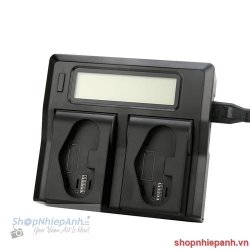 thumbnail KingMa Dual LCD battery charger for Canon LP-E19 LP-E4