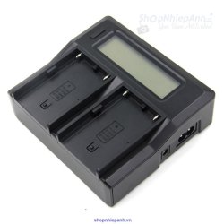 thumbnail KingMa Dual LCD battery charger for Sony FV100 FV70 FV50
