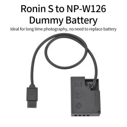 thumbnail KingMa For Ronin S to NP-W126 Dummy Battery