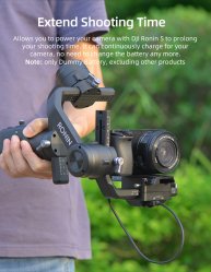 thumbnail KingMa For Ronin S to NP-W235 Dummy Battery Compatible with FUJI X-T4 X-T5 X-H2 X-H2S - 2