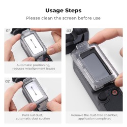 thumbnail Kính cường lực chống chói AR (Anti-Reflective) for DJI Osmo Pocket 4/3 hiệu K&F Concept (KF20.0020) (chống loá, chống trầy, chống dấu tay, không bị bong bóng, độ cong 2.5D đúng chuẩn form thiết bị) - 0